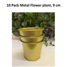 Brass Colour Steel Plant Pots