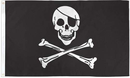 Jolly roger pirate flag 3x5ft - jolly,