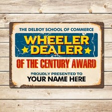 Personalised wheeler dealer - wheeler,