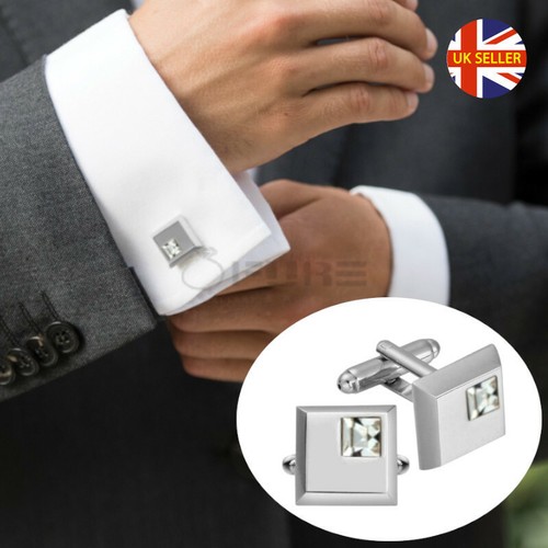 Cufflinks silver plated - silver,