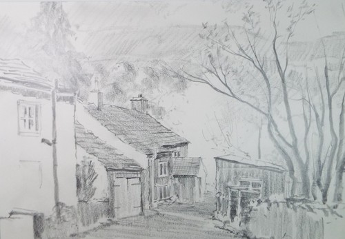Original pencil drawing - original,