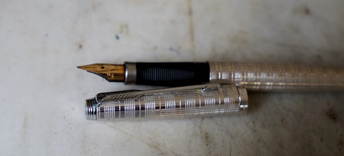 Fountain pen parker silver - fountain, 75