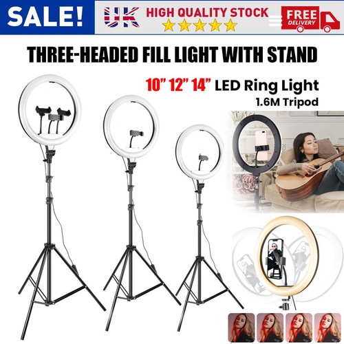 Ring light with tripod - 12",