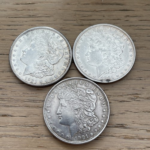 Morgan dollars various - 3, x
