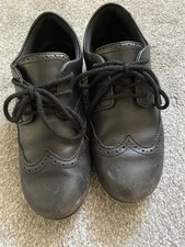 Clark’s Girls Black School Shoes Size 2G