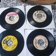 Jamaican Reggae Vinyl Records Job Lot. 4 X Singles  LOT 05