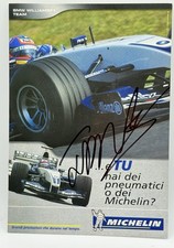 JUAN-PABLO MONTOYA SIGNED F1  WILLIAMS BMW F1 TEAM VINTAGE POSTCARD