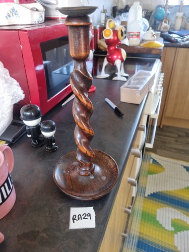 Vintage wooden barley twist - wooden,
