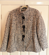 Ladies Per Una Italian Wool Mix Fabric Boucle Jacket 20, Unused, Smart Casual