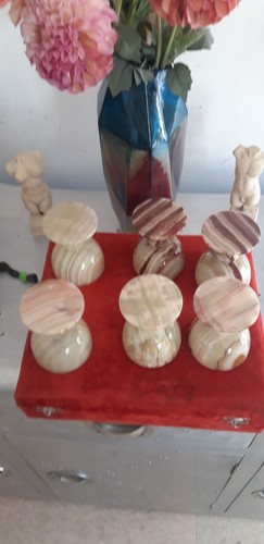 Onyx goblets - onyx,