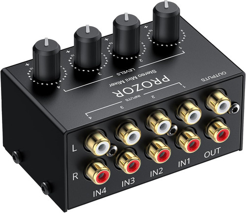 Channel audio mixer mini - 4,
