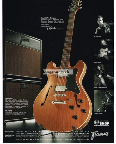 2008 framus mayfield - 2008, pro