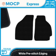 Express with White Pre-Stitch Trim Car Mats to fit Toyota MR2 MK1 1984-1990