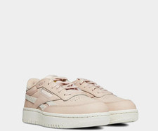 Reebok Club Double Womens Trainers Reebok Ladies Leather Classic Sneakers Blush