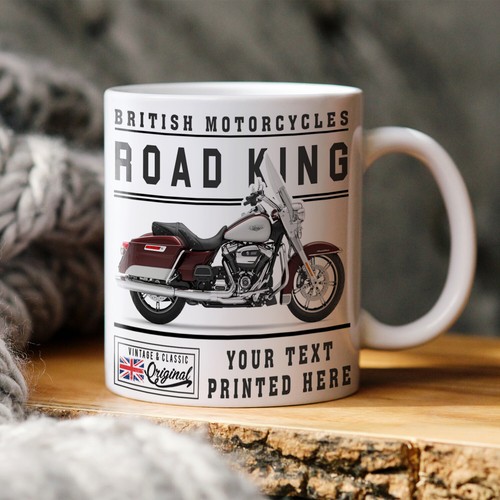 Personalised motorbike mug - personalised,