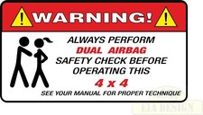 OFF ROAD 4x4 FUNNY WARNING