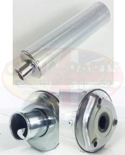 Silver Exhaust Silencer Silver 3 Bolt Fixing for Kinroad 50cc XT50-18