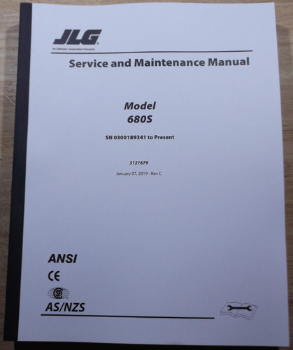 Jlg 680s boom lift service - jlg,