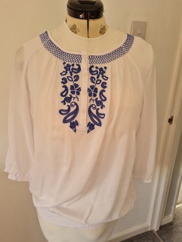 Ladies white daxon - ladies, top