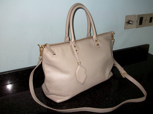 Lulu guinness grey - grey, pebbled