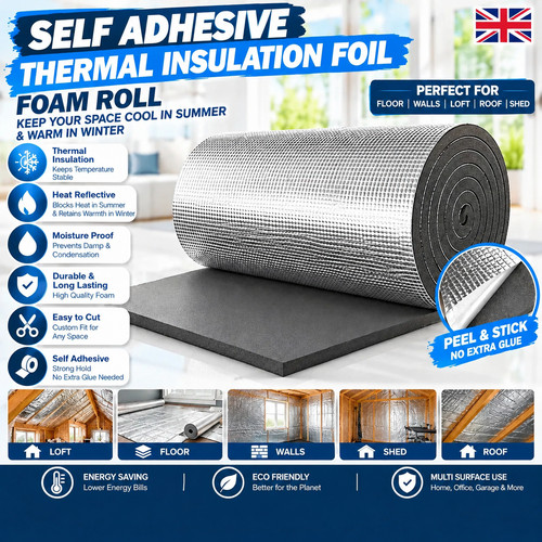 Self adhesive aluminium - self, foil