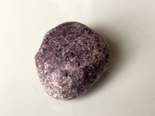 ? Lepidolite Crystal 3cm Natural Polished Palm Stone – Calming Mica Mineral (