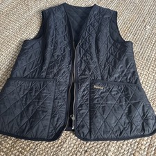 Womans Black Betty Barbour Gillett Fleece Interior Zip Front Size- 20