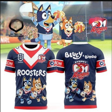 Sydney Roosters NRL x Bluey