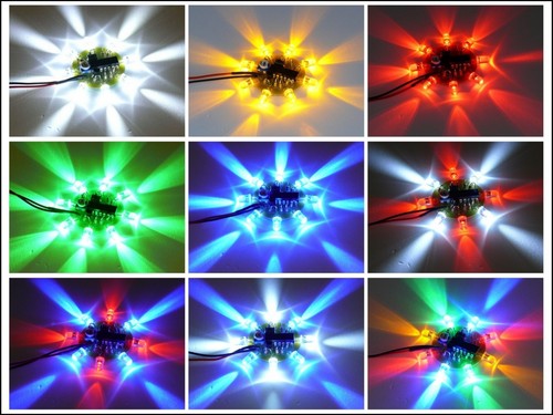 Led beacon light chaser round - light,
