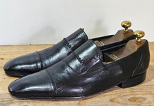 MORESCHI MENS BLACK SOFT CALF