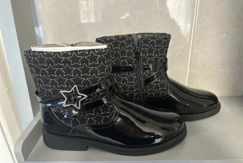 Girls black boots - girls,