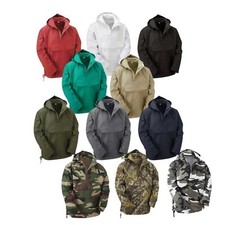 Army Smock Military Style Pullover Hooded Camo Olive Urban Hunting Anorak Defect