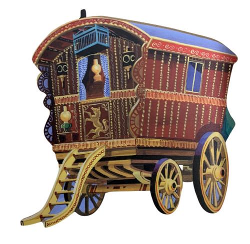 Gypsy caravan plaque - gypsy,