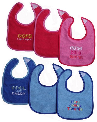 Pack baby bibs with - pack, of