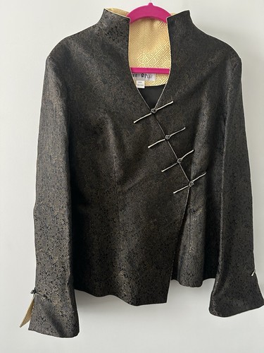 Tailored black gold - black/gold, jacket