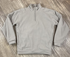 sunderland of scotland 1/4 Zip Fleece Wind proof Beige Size S Men’s 