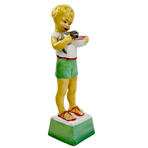 Royal worcester boy - worcester, kitten