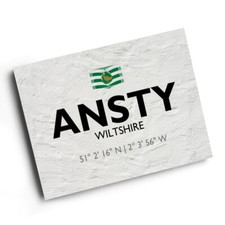 A4 PRINT - Ansty, Wiltshire -