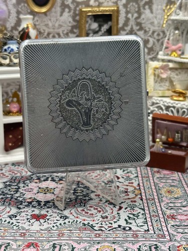 Vintage silver art deco - vintage, powder