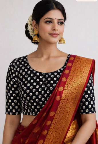 Black women kalamkari - black,