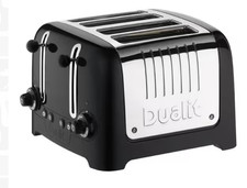 Dualit 46205 4 Slice Lite Toaster - Black