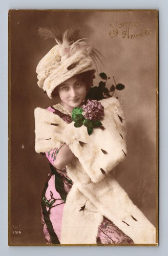 Antique france fashion lady - antique,