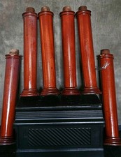 Antique Vintage x 6 Solid Heavy Table Legs 8kg 21 In