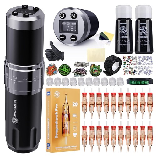 Dragonhawk wireless tattoo gun - wireless,