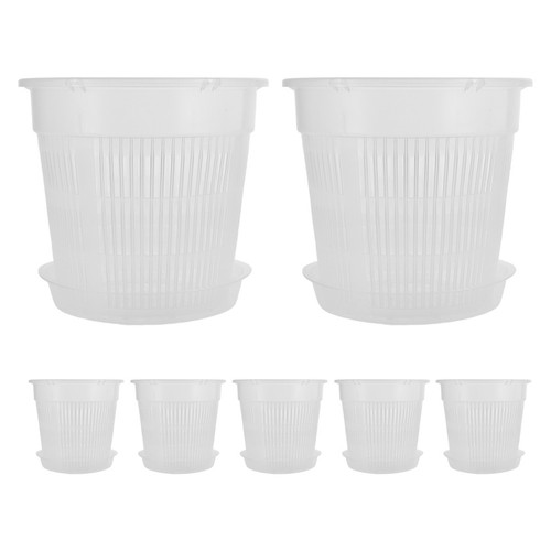 7pcs orchid planter pot - orchid, pot: