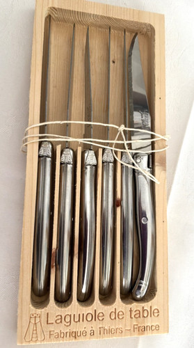Laguiole steak knives in - 6,