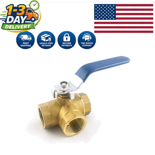 Forged brass way ball valve - forged,