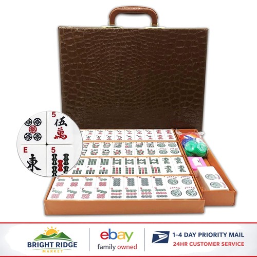 166 engraved mahjong - mahjong, set