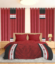 Boho Red Rose 9-Piece Queen