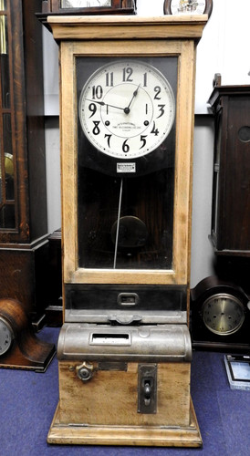 Antique solid oak double fusee - antique,